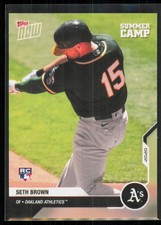 2020 Topps Now Road to Opening Day Summer Camp Seth Brown Rookie #OD-518