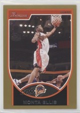 2007-08 Bowman Draft Picks & Stars Gold 57/99 Monta Ellis #52 7ng