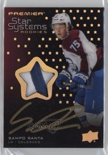 2021 Premier Star Systems Rookie Gold 20/25 Sampo Ranta #SSR-SR Patch Auto 1q2
