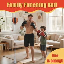 Adults Punching Bag Height Adjustable Boxing Speed Ball Durable Material Suction