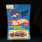 Vintage Hot Wheels Flat Out 442 Orange BW Patch Card Hong Kong New In Blister