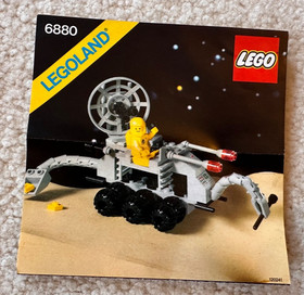 Vintage Lego Space set 6880 - Surface Explorer; 100% complete w box & manual