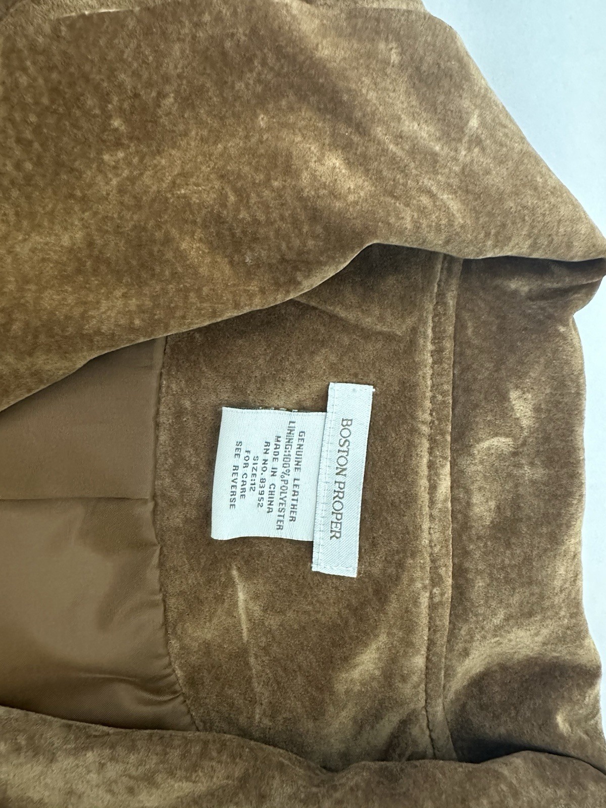 Boston Proper Brown Ruffle Open Basic Jacket Wome… - image 4