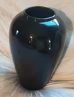 Large Vintage 1990's Haeger Black 12.25" Vase #4304 EUC