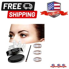 3 Pairs of Seals Eyebrow Stamp with Brow Brus...