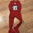 BabyGAP/ Disney Santa Mickey Footed Pajamas, Size 2, Great Condition! SFH — photo 2