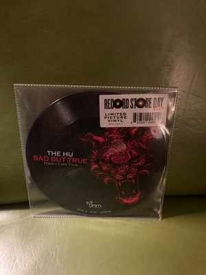 THE HU SAD BUT TRUE & WOLF TOTEM 7'' VINYL 45 RSD VG+ Picture Disc Rare Metal