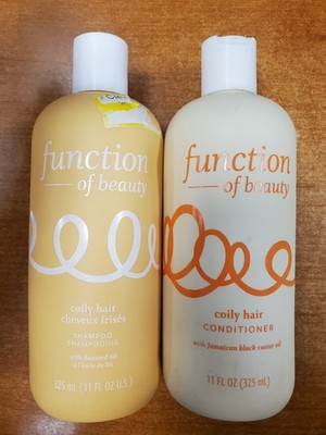2 Pack: Function of Beauty COILY HAIR Shampoo & Conditioner 11 oz. ea. 9C