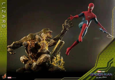The Amazing Spiderman 2 Spider-Man Y Lagarto Diorama Hot Toys MMS658 & ACS013 - Photo 1/4