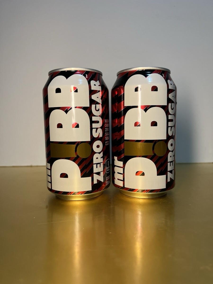 🔵 New Limited Edition ZERO SUGAR MR PIBB Kickin Cherry Pop Bold