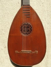 Guitar lute Vogtland around 1920 ready to play sound example!