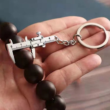 1pc Mini Vernier Caliper Car Keychain Portabl...