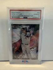 2024 Topps Finest - Common Jung-Hoo Lee #44 Checkerboard Refractor (RC) PSA 10