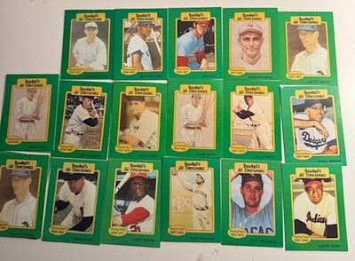 1987 Hygrade Baseball's All-Time Greats - YOU PICK-SHIP FREE-RUTH-GEHRIG-MAYS