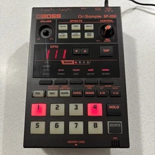 Boss SP-202 Dr. Sample Sampler Looper Drum Machine W/ Memory Card SOLD AS IS