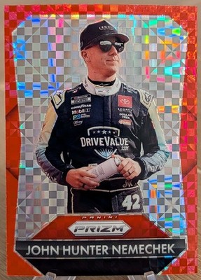 2025 Prizm 2016 Throwback Red Power Plaid 47/175 John Hunter Nemechek