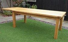 Pierson Solid French Oak  2m/2.5m  Extending Rustic Farmhouse Table. Seats 10