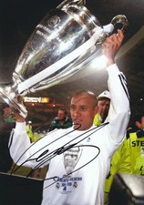 Signed ROBERTO CARLOS A4 Real Madrid Photo -COA- Brazil Inter Milan Fenerbahce