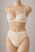 Vintage NOS Christian Dior Paris, New York /Intimates Lace Bra  Panty Set NWOT