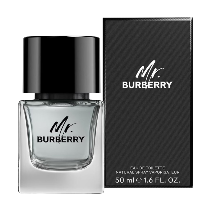 Burberry Mr Burberry 50ml Eau De Toilette For Men EDT Fragrance Spray For Him