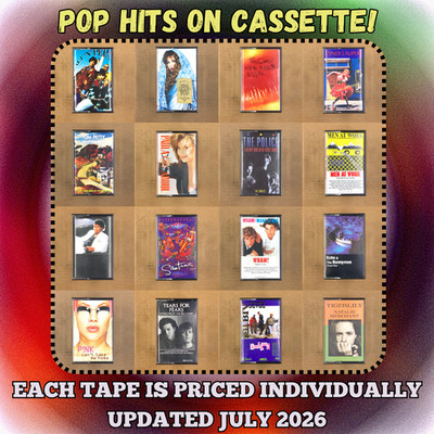 BUILD UR OWN CASSETTE LOT ALL TAPES PRICED $5 AND UP OVER 200+ POP HITS 80s 90s