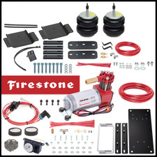 Firestone Rear Air Lift Bags Analog Compressor Kit Fit 2007-2021 Toyota Tundra