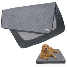 Waterproof Fitted Cover for Dog Bed Washable Bed Protector for Dog Mattress...