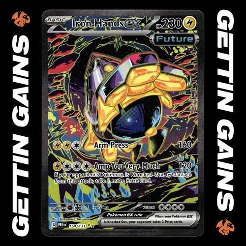 Iron Hands ex - 154/131 - SIR - Prismatic Evolutions - Pokemon Card - NM/M