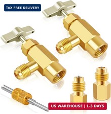 134a Can Tap-R134a Refrigerant Self-Sealing  Puncture Style Can Valve Adapter-