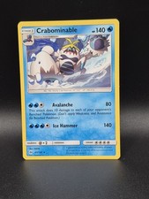 Pokémon - Crabominable 43/149 - Sun & Moon Base Set - Regular Rare - PACK FRESH
