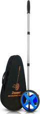 6-Inch Measuring Wheel in Feet and Inches, Telescopic Handle, Blue