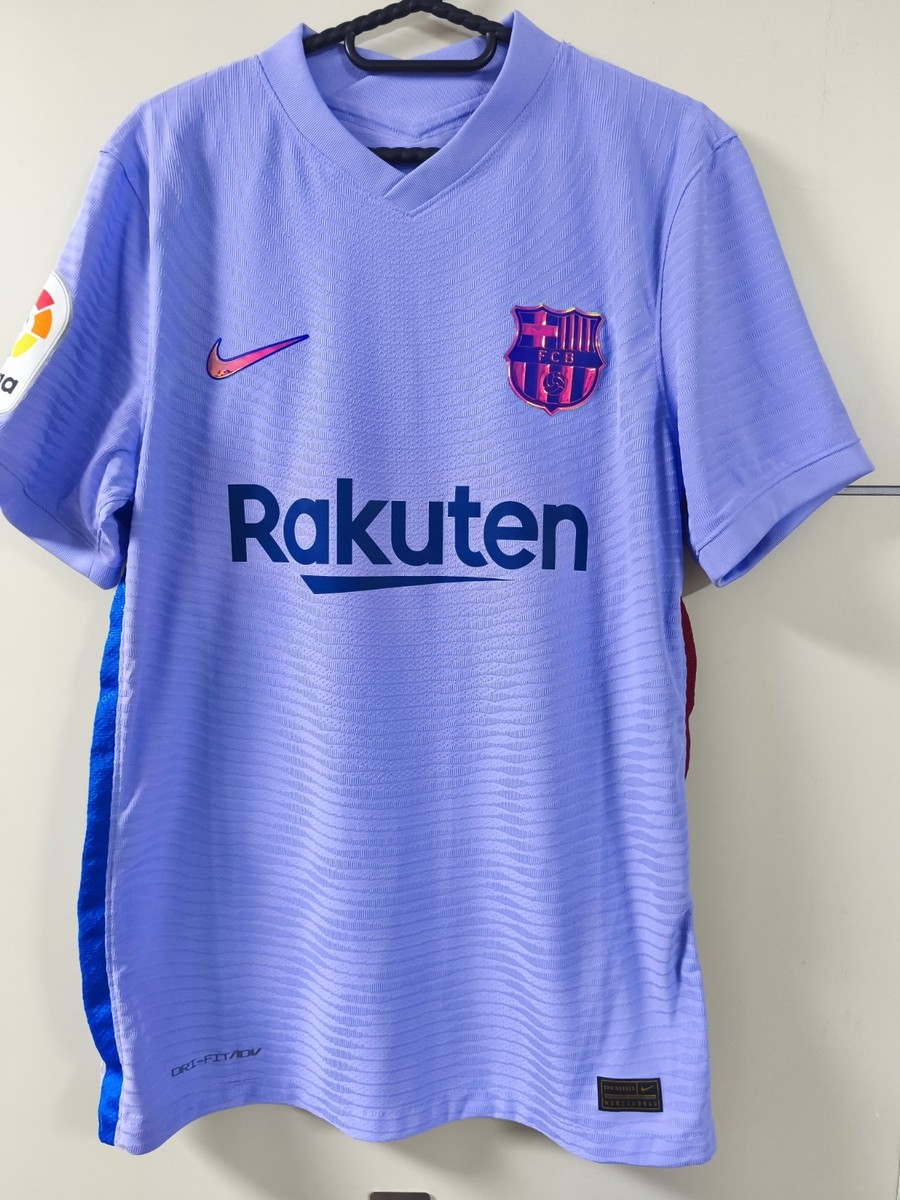 Nike Barcelona 2021/22 Memphis Authentic Away Soccer Jersey BNWT