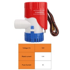 12V Bilge Water Pump Automatic 1100GPH Sensitive With Electronic Switch