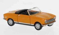 Brekina PKW Peugeot 204 Cabriolet In Orange 29181