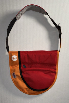 Melissa & Doug Trunki Saddlebag/Messenger Bag Tote Red & Orange Discontinued EUC