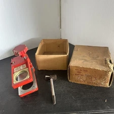 Vintage Weiser Door Lock Installation Kit Boring Jig No. 1900 (2447) w/Bit & Box