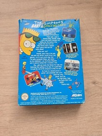 Vintage NES NINTENDO THE SIMPSONS BART VS THE SPACE MUTANTS VIDEOSPIEL OVP