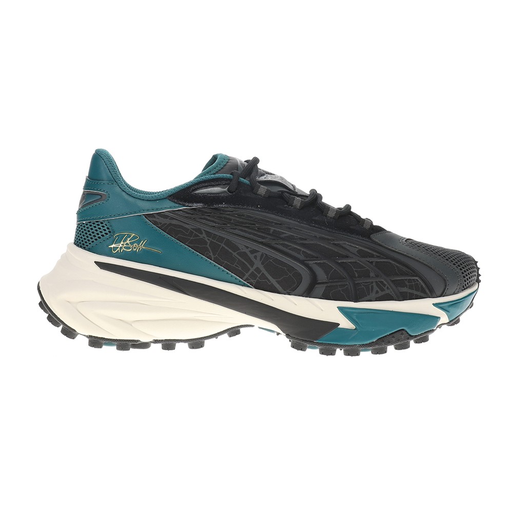 PUMA Spirex Icons Of Speed Lace Up  Mens Black Sneakers Casual Shoes 39947801