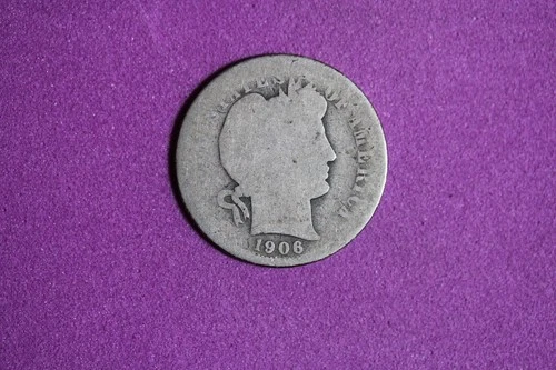 ESTATE FIND 1906 Barber Dime #K58899