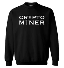 Crypto Miner - Crypto Currency Invest Pickaxe Chisel Unisex Sweatshirt