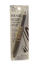 Revlon Brow Fantasy, Pencil & Gel, 108 Light Brown