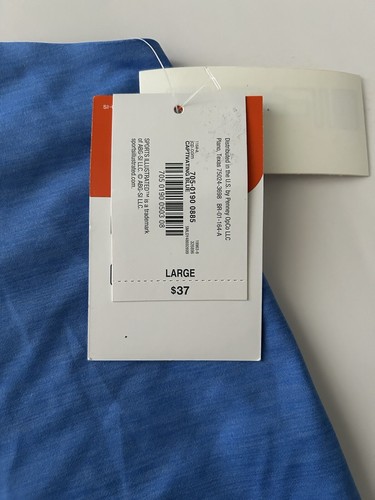 Sports Illustrated ropa activa cautivadora azul JC Penney talla latge nuevo con etiquetas $37 - Imagen 6 de 9