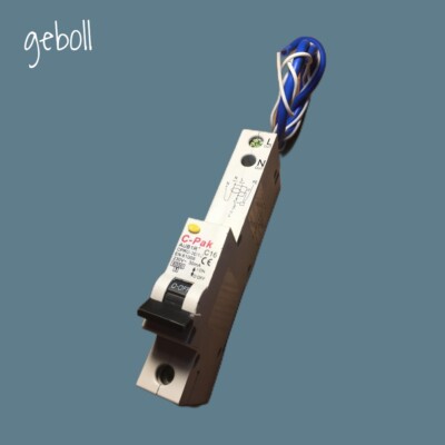 C-PAK CPAK CPRO-16/1C RCBO C-PAK 16 AMP RCBO 16A C16 AUB1R CPRO-16/1C