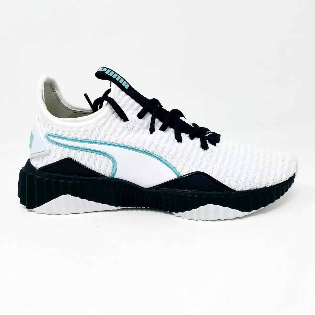 Puma Defy White Black Aquifer Grade School Kids Size 6.5 Sneakers 191557 | eBay