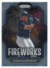 2023 Panini Prizm Fireworks Jasson Dominguez New York Yankees #F3
