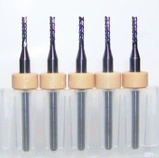 (5) 1.50mm  (.0591") DIAMOND CUT CARBIDE ROUTER BURRS FT KYOCERA 4100Q0591.256T1