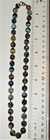 Vintage MILLEFIORI GLASS ROUND BEADS NECKLACE Sterling Silver Clasp~20" Long~EX! — photo 6