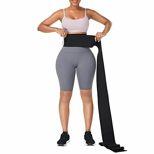 FeelinGirl Waist Trainer for Women Snatch Bandage Tummy Sweat Wrap Plus Size Wor - Afbeelding 1 van 6