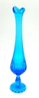 FENTON Glass swung colonial blue with pedestal vase CIRCA 1970s