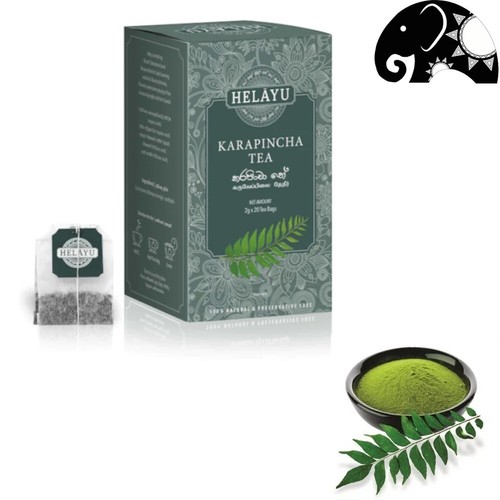 Helayu Ceylon Natural Karapincha Tea 20 bags increase eyesight hair